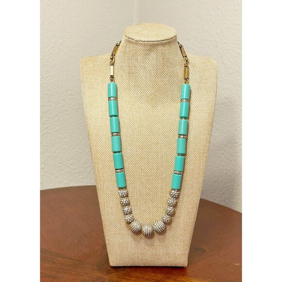 J. Crew Beaded Crystal Statement Necklace - Picture 1 of 6